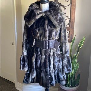 Laundry By Design Faux Fur Coat - Size S